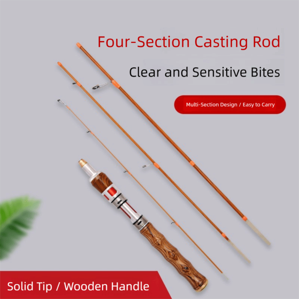 Fishing Rod Carbon Fiber - 고품질 4단 스피닝 낚싯대 UL 파워