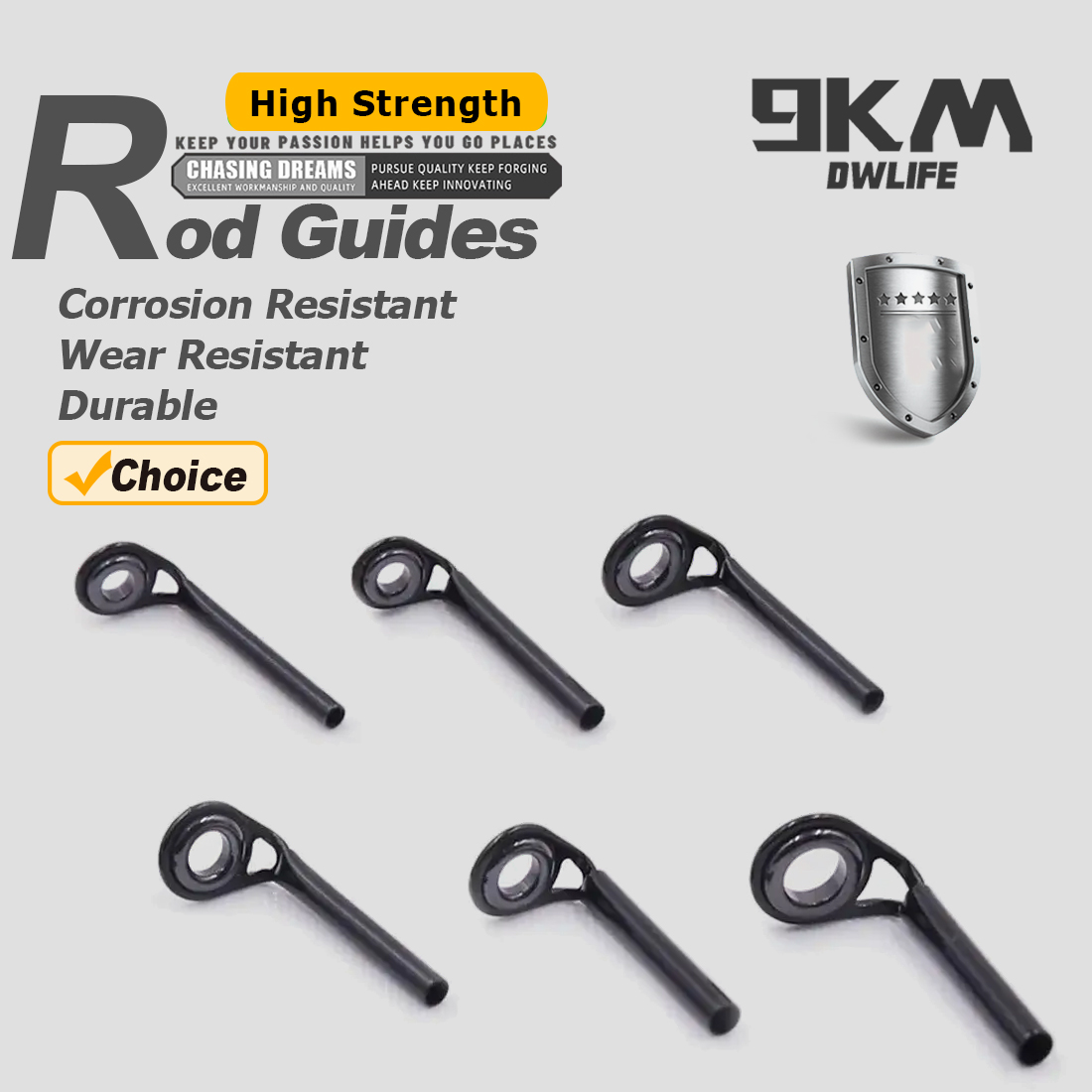Fishing Rod Tip Replacement - 낚싯대 가이드 5~10pcs MKT 낚싯대 수리