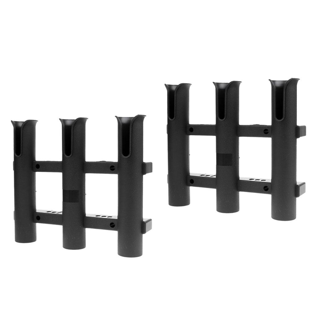 Fishing Rod Rack - 검정색 PP 낚싯대 홀더 랙(수직 받침대