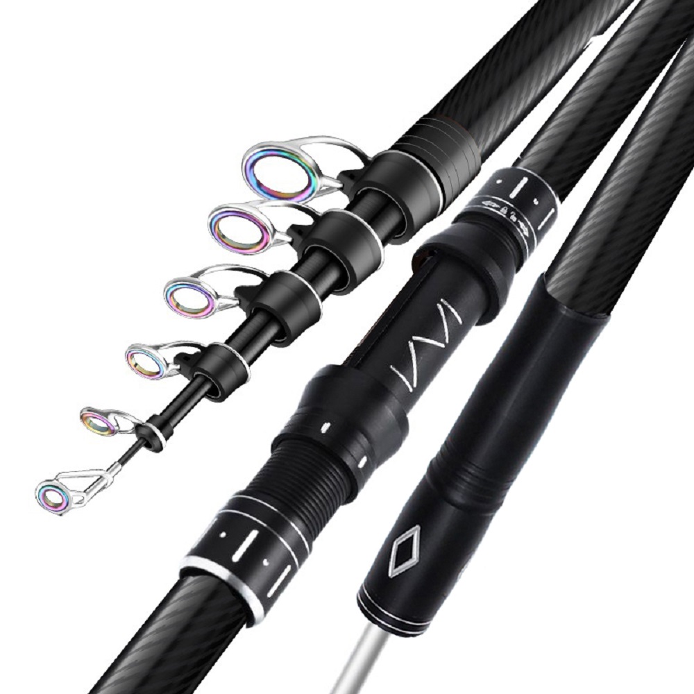 Fishing Rod Surf - 2.1-4.5M 텔레스코픽 서프 낚싯대 스피닝 낚싯대