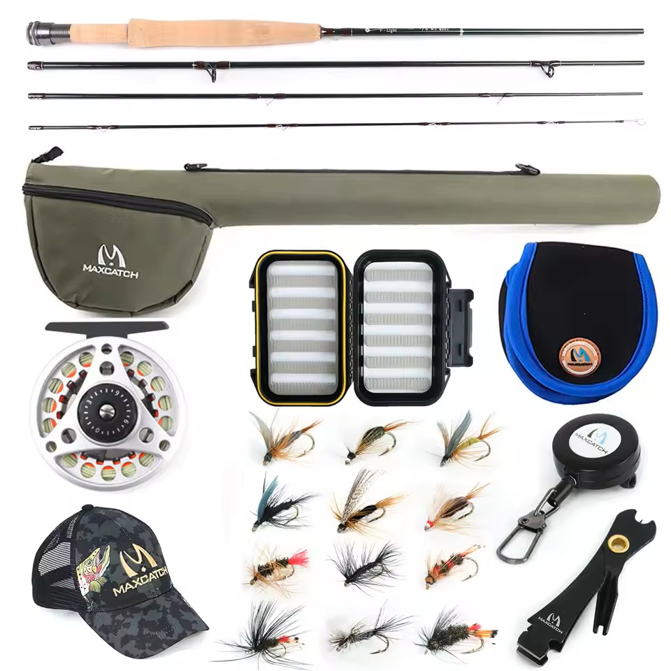 Fishing Rod Fly - MAXIMUMCATCH Ultralite/V-light 6ft-7.6ft 2/3wt 스몰 스트림