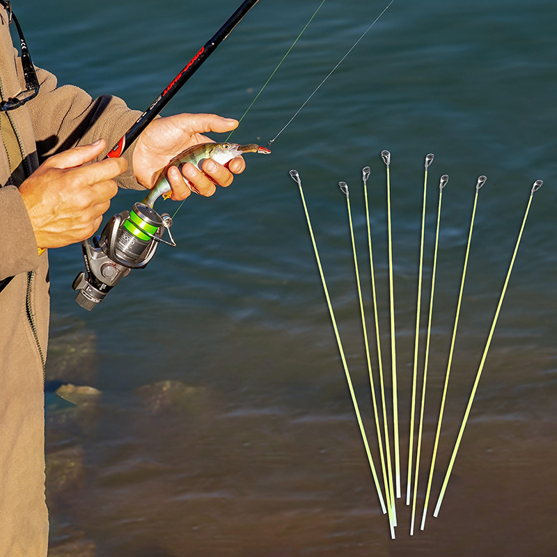 Fishing Rod Tip Replacement - 5개입 42CM 보트/뗏목 낚싯대 팁 예비