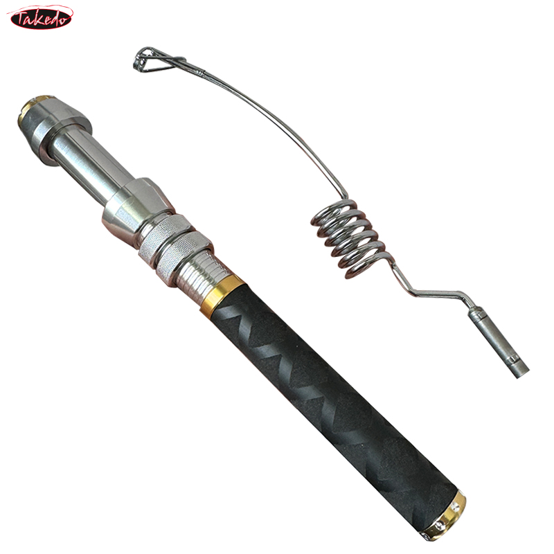 Fishing Rod Ice - TAKEDO MYIZL 미니 낚싯대 회전 바다