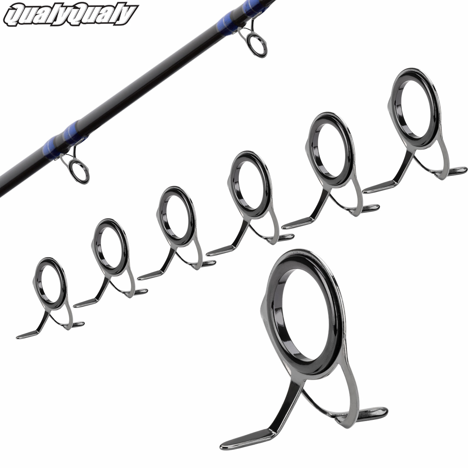 7pcs 낚싯대 가이드 수리 키트 0.96-3.3cm  - Fishing Rod Repair Kit 리뷰 및 가격