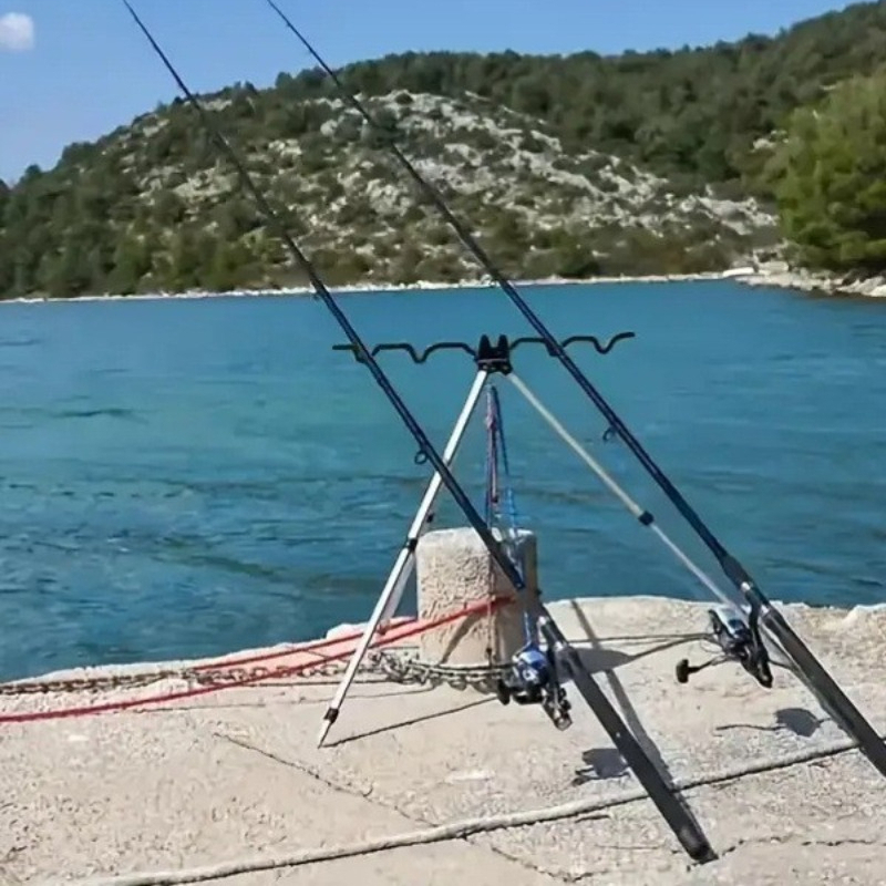 1 세트 낚시용 텔레스코픽 포지셔닝 알루미늄 합금 삼각 - Fishing Rod Telescopic 리뷰 및 가격