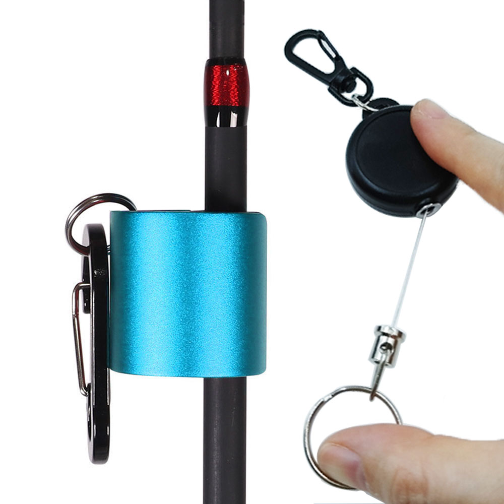웨어러블 낚싯대 클립 (징거 리트랙터 포함) 휴대용 핸 - Fishing Rod Fly 리뷰 및 가격