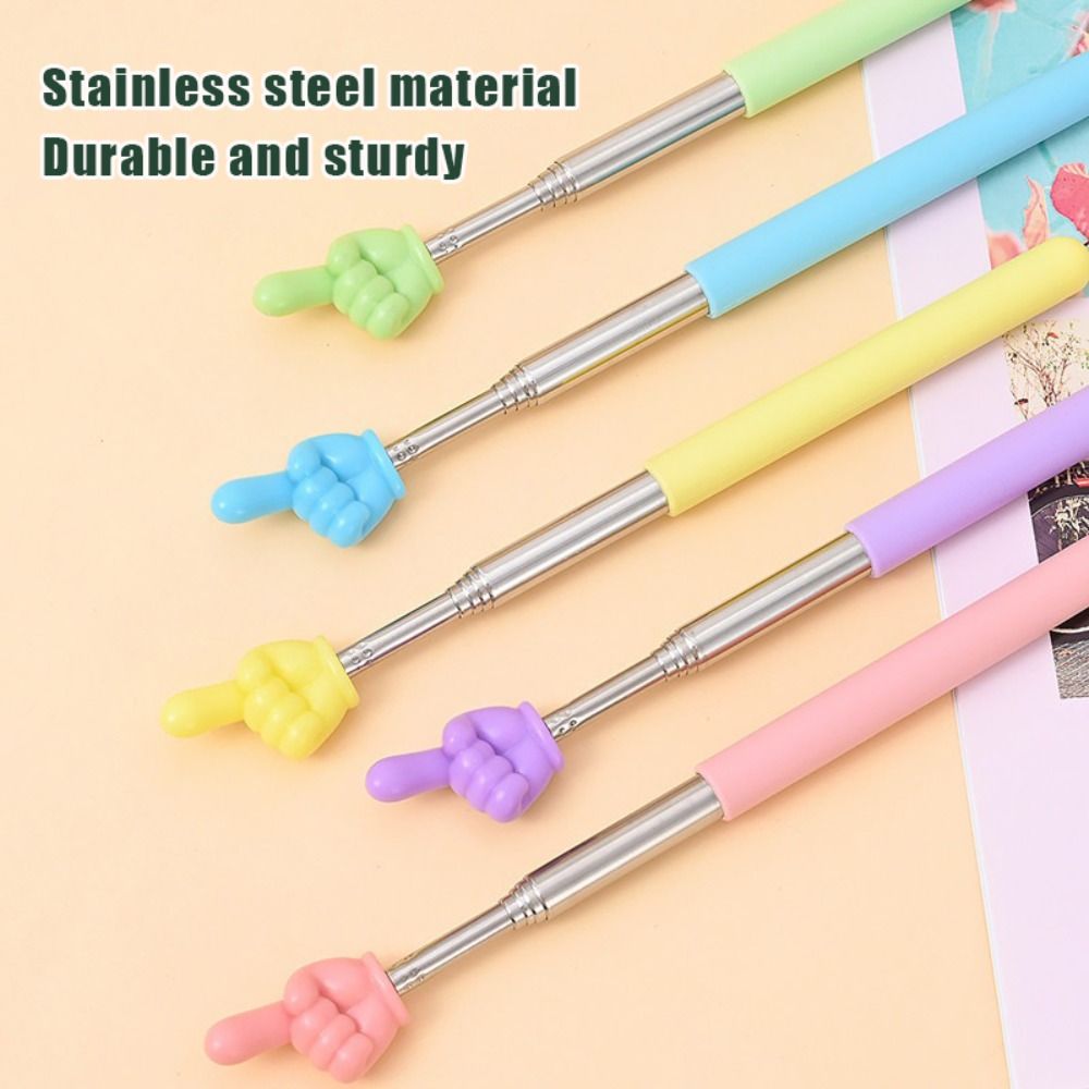 마카롱 접이식 교사용 포인터 막대 손가락 디자인 스테인 - Fishing Rod Telescopic 리뷰 및 가격