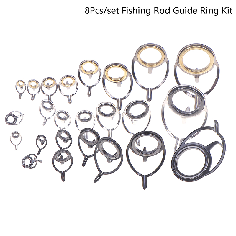 8개입 낚시 도구 스테인리스 스틸 수리 키트 세트 낚싯 - Fishing Rod Building Kit 리뷰 및 가격