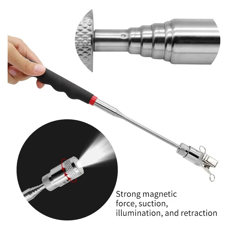 LED 빛을 가진 텔레스코픽 자석 펜 확장 가능한 픽업 - Fishing Rod Telescopic 리뷰 및 가격