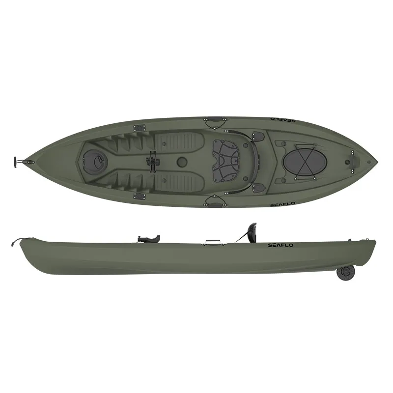 HDPE 플라스틱 보트 낚시 카약, 전면 및 후면 보관 - Fishing Rod Boat 리뷰 및 가격