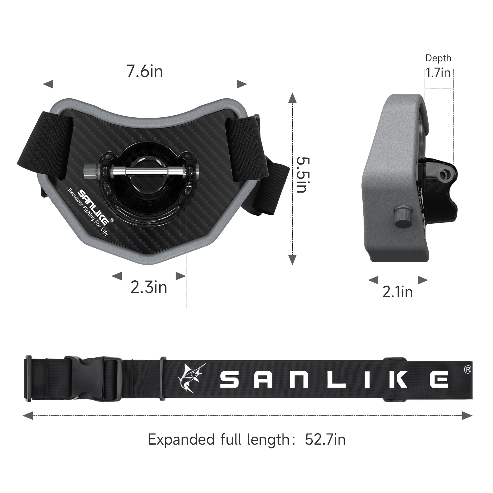 SANLIKE 낚시 격투 벨트 로드 밸리 탑 카버 섬유 - Fishing Rod Carbon Fiber 리뷰 및 가격