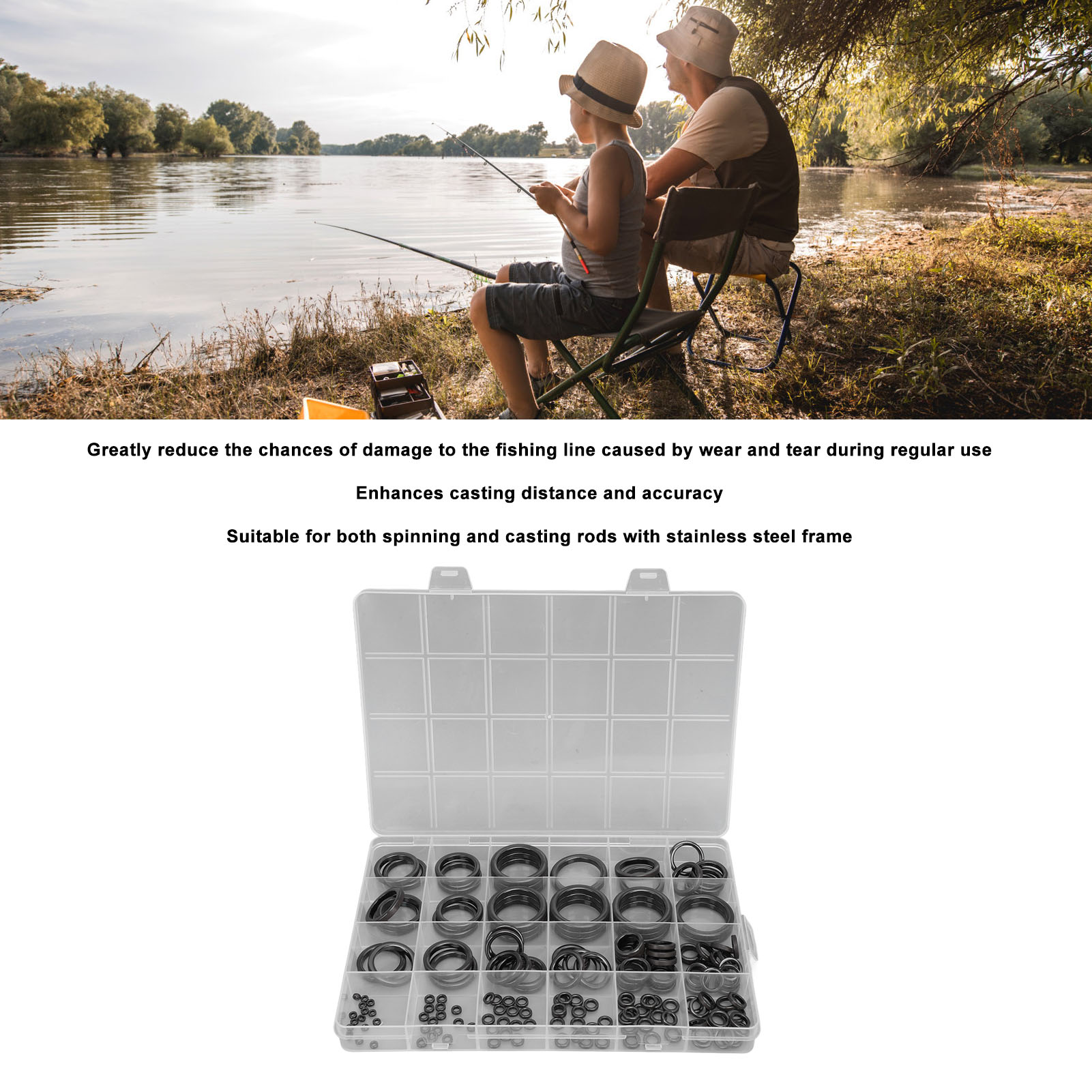 낚싯대 가이드 수리 키트 낚싯대 아일렛 가이드 링 낚싯 - Fishing Rod Repair Kit 리뷰 및 가격