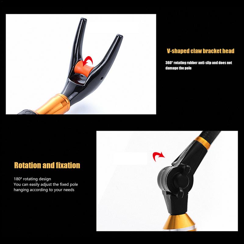 휴대용 낚싯대 지지대 브래킷, 360 도 조절 가능한  - Fishing Rod Carbon Fiber 리뷰 및 가격