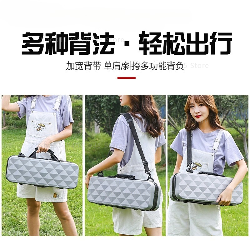 하드 쉘 미니 낚싯대 케이스 |   분해가 필요 없는  - Fishing Rod Case 리뷰 및 가격