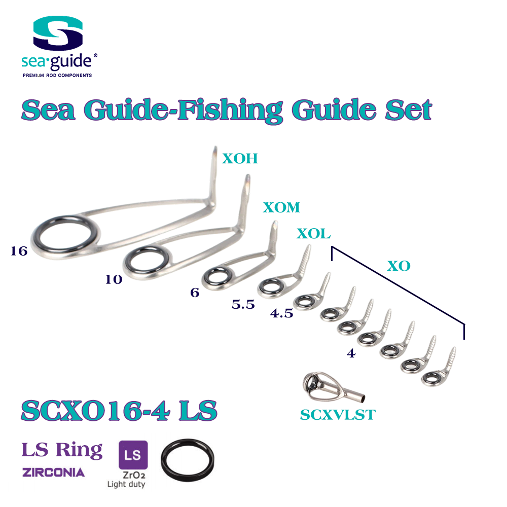 씨 가이드 싱글 풋 낚시 가이드 XOLS 세트 스테인리 - Fishing Rod Surf 리뷰 및 가격