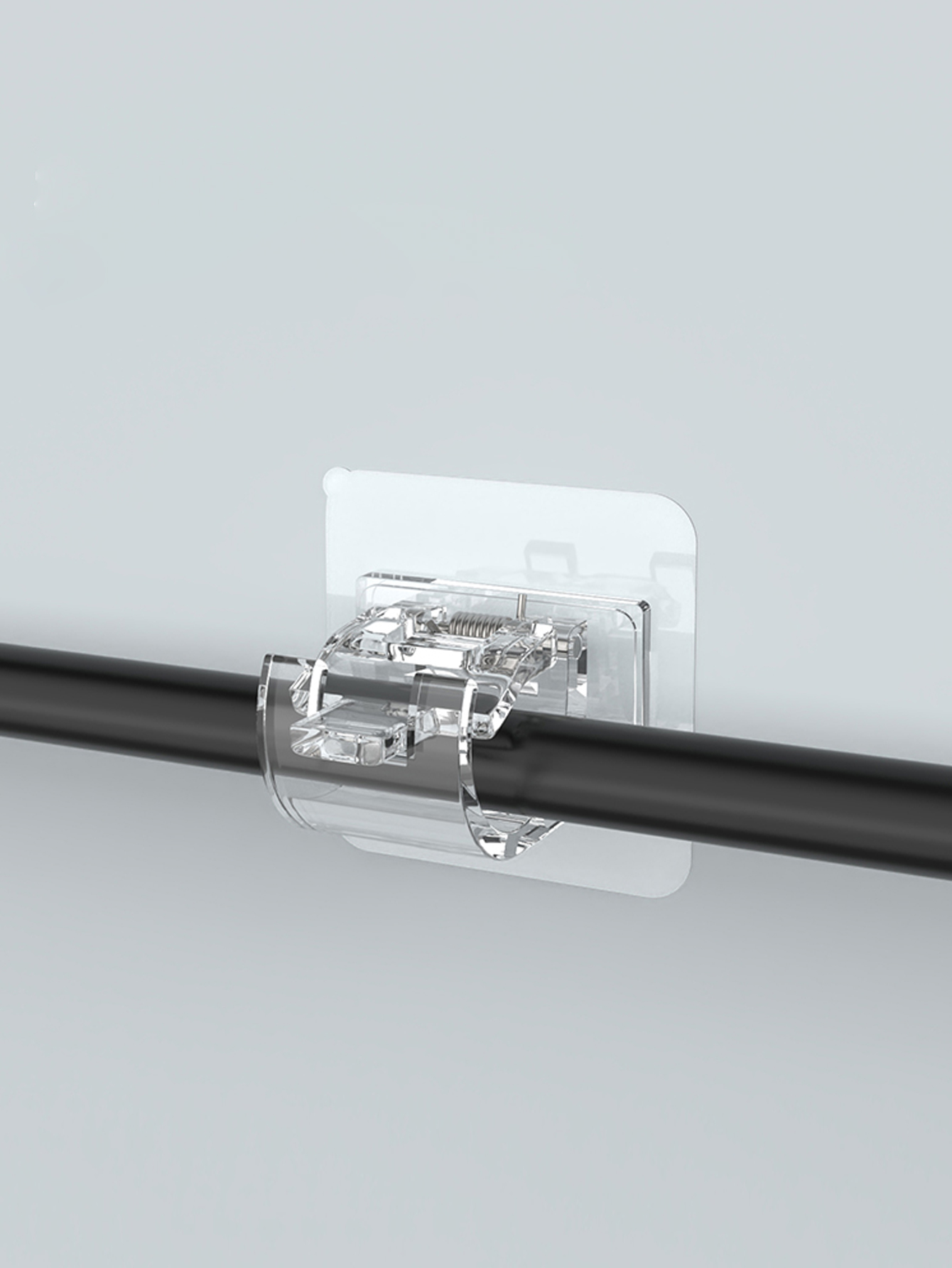 비천공 접착 커튼 로드 클램프, 투명 아크릴 크로스바, - Fishing Rod Telescopic 리뷰 및 가격