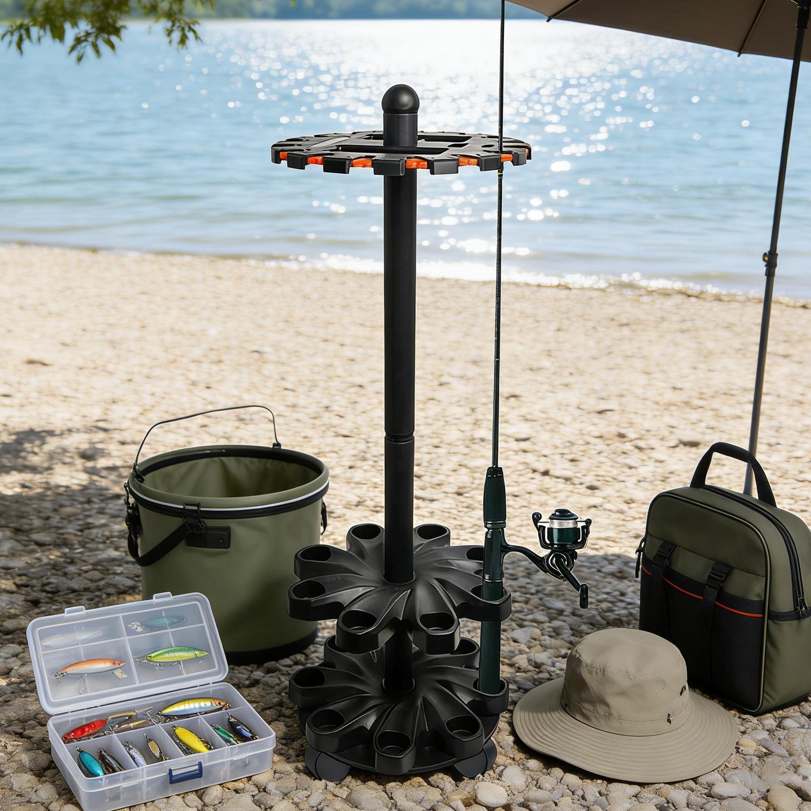 낚싯대 거치대, 낚싯대 수직 스탠드, 보트, 차고, 카 - Fishing Rod Rack 리뷰 및 가격