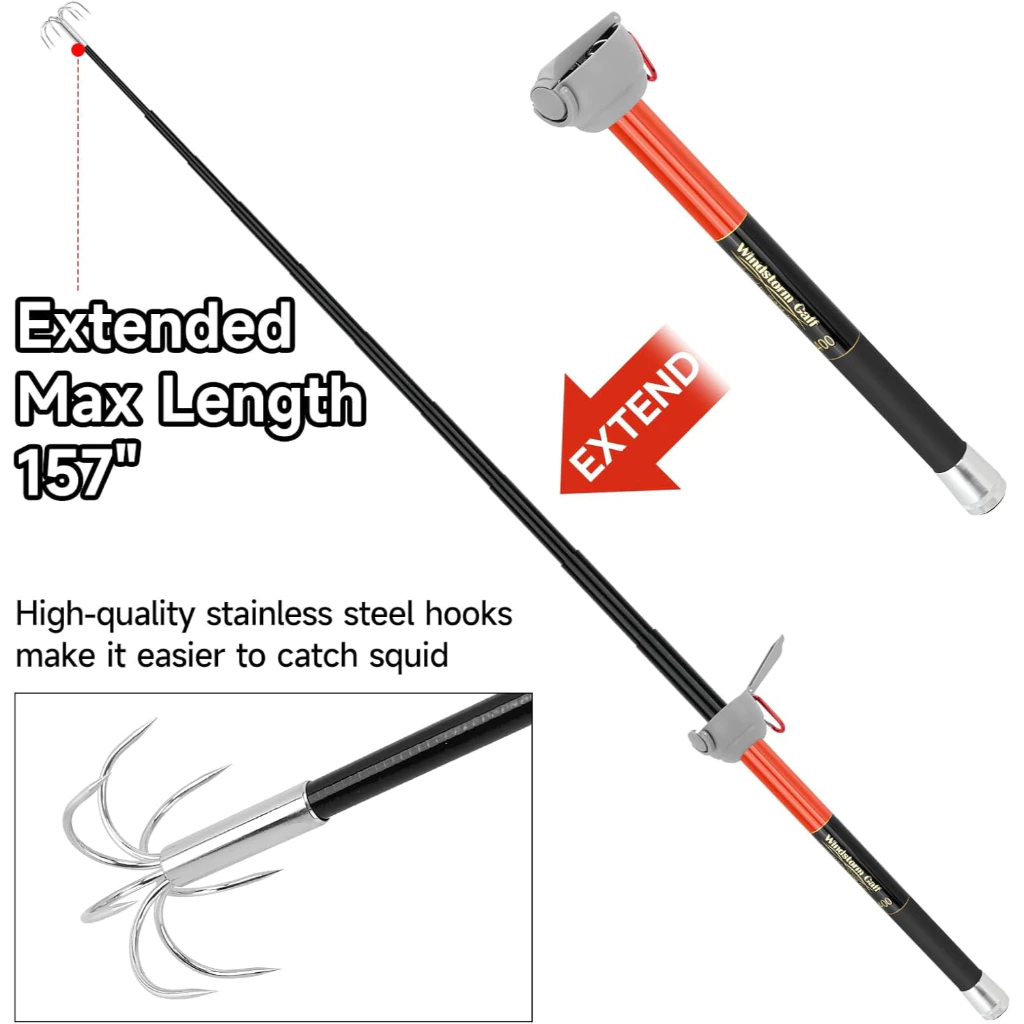 SANLIKE 낚시용 오징어 가프 3M/4M 스테인레스 - Fishing Rod Carbon Fiber 리뷰 및 가격