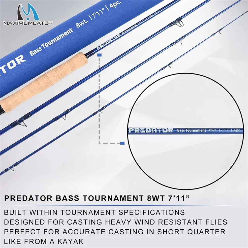맥시멈캐치 9피트 8-12WT 프레데터 해수 플라이 낚 - Fishing Rod Ice 리뷰 및 가격