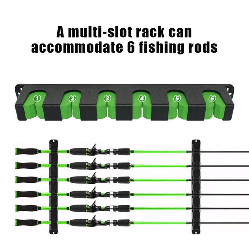 새로운 낚싯대 홀더 6개 낚싯대 거치대 수직형 벽걸이  - Fishing Rod Repair Kit 리뷰 및 가격