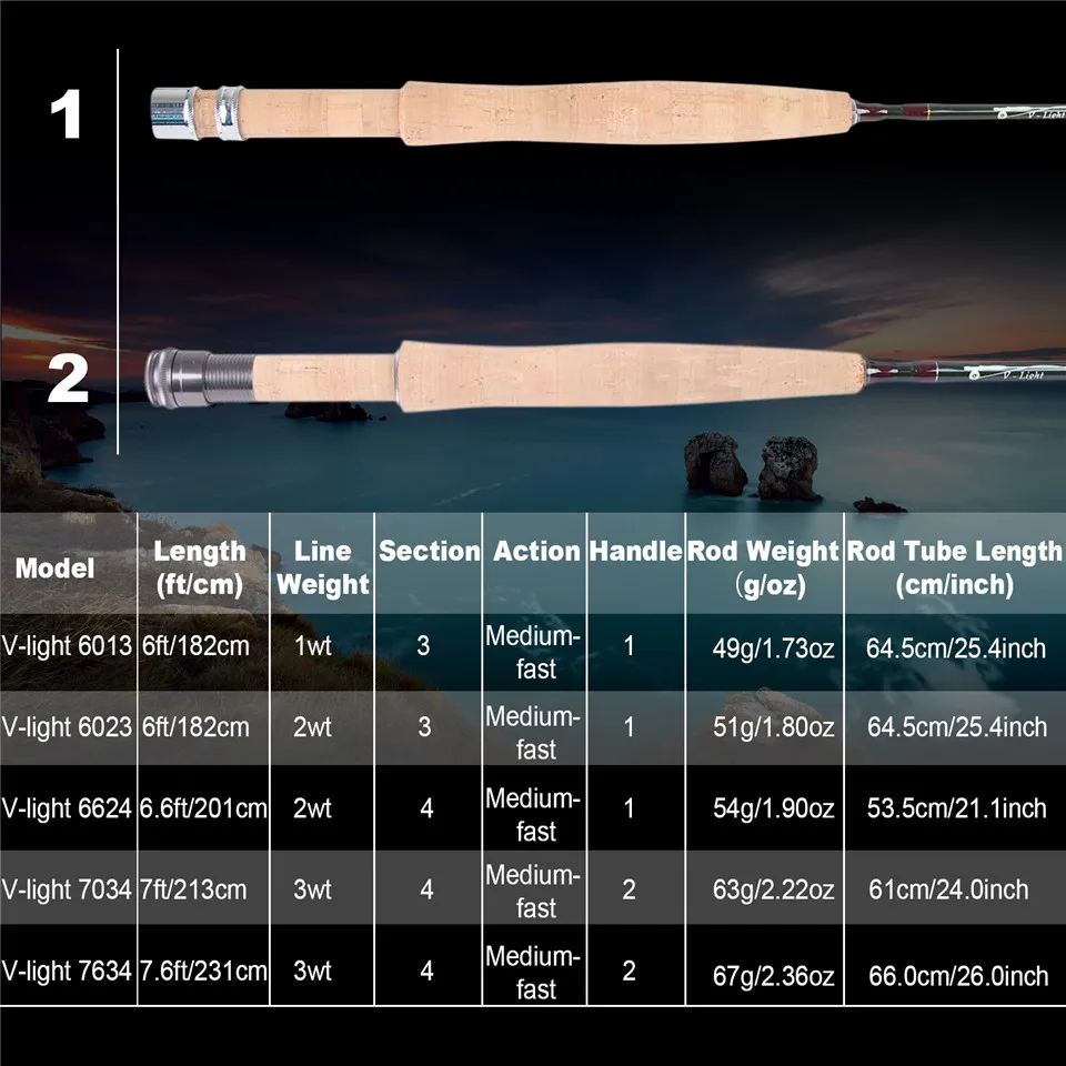 MAXIMUMCATCH Ultralite/V-light - Fishing Rod Fly 리뷰 및 가격