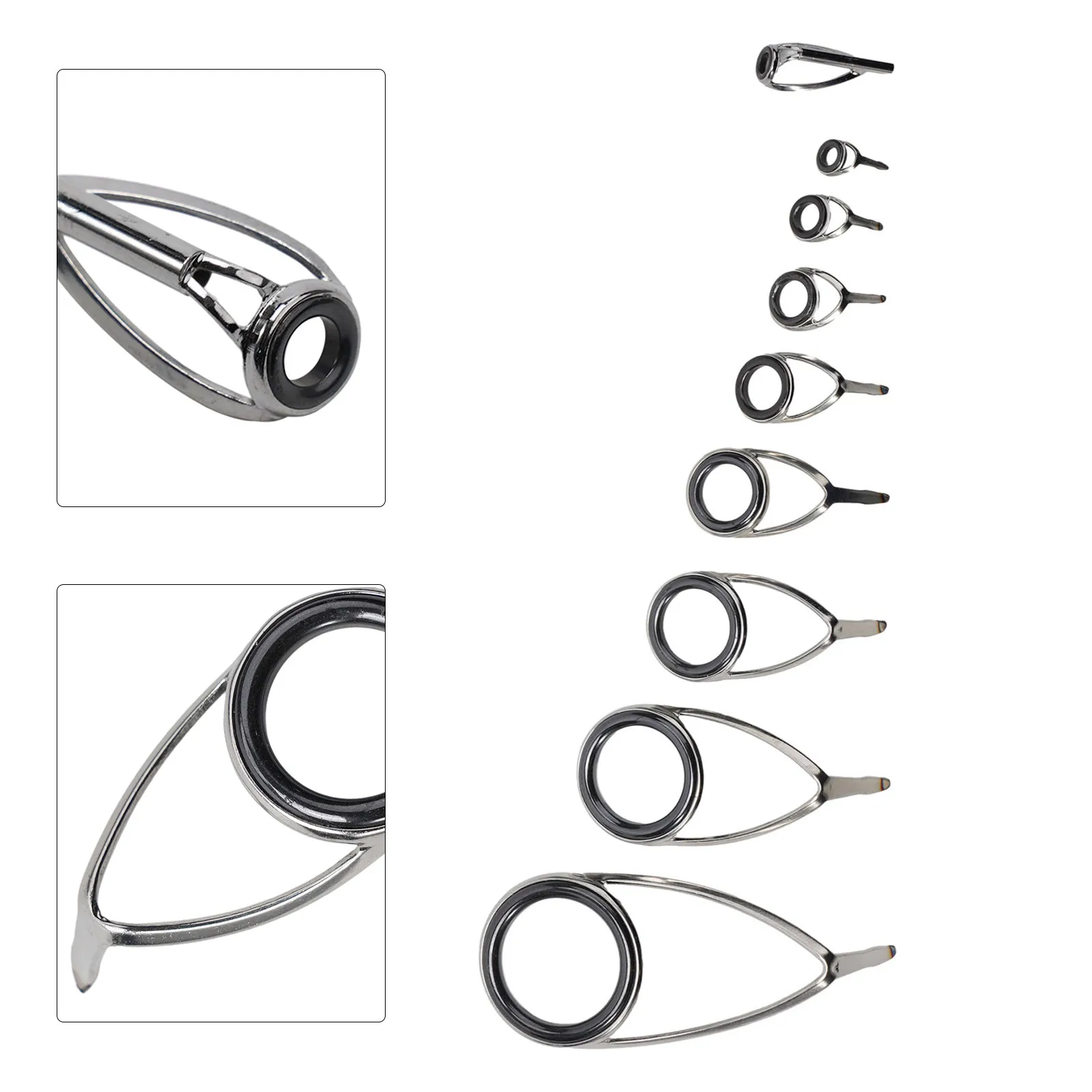 9pcs 낚싯대 탑 링 팁 아이 가이드 수리 빌딩 스테 - Fishing Rod Building Kit 리뷰 및 가격