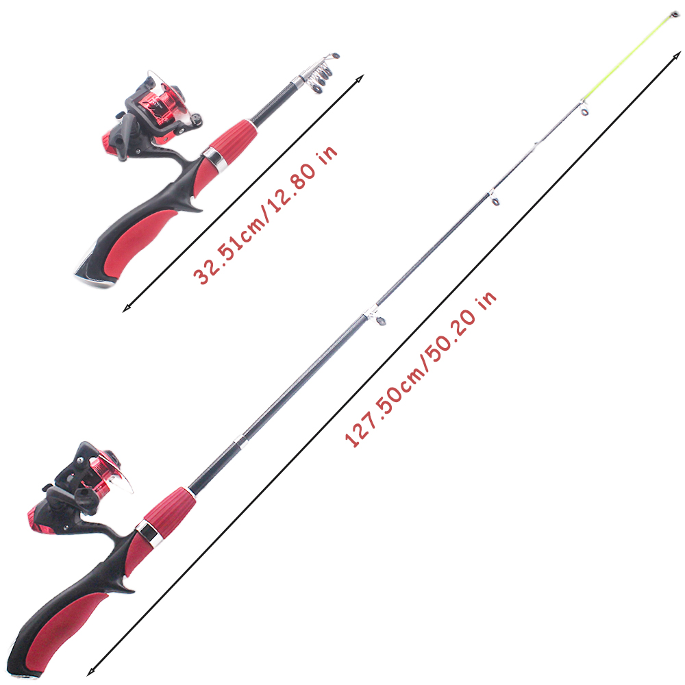 어린이 낚시대 세트 어린이를위한 낚싯대 스피닝 릴 미끼 - Fishing Rod Ice 리뷰 및 가격