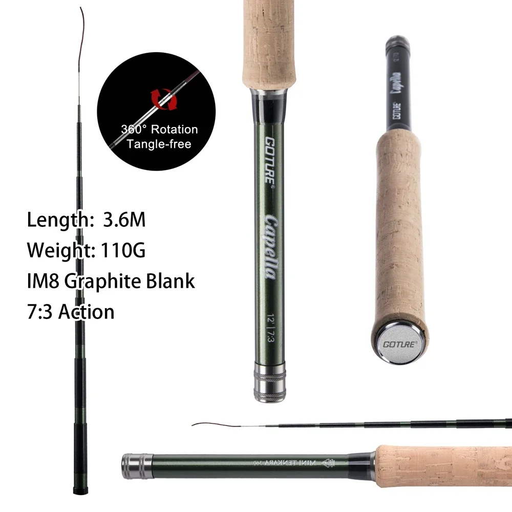 고투어 12피트 클래식 텐카라 플라이 낚싯대 콤보 초경 - Fishing Rod Fly 리뷰 및 가격